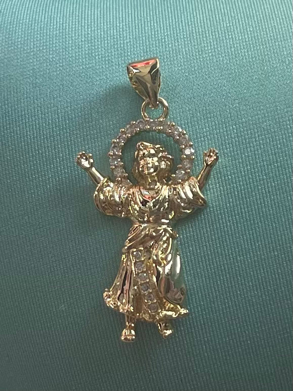 Devine Child/Divino Niño zircon pendant