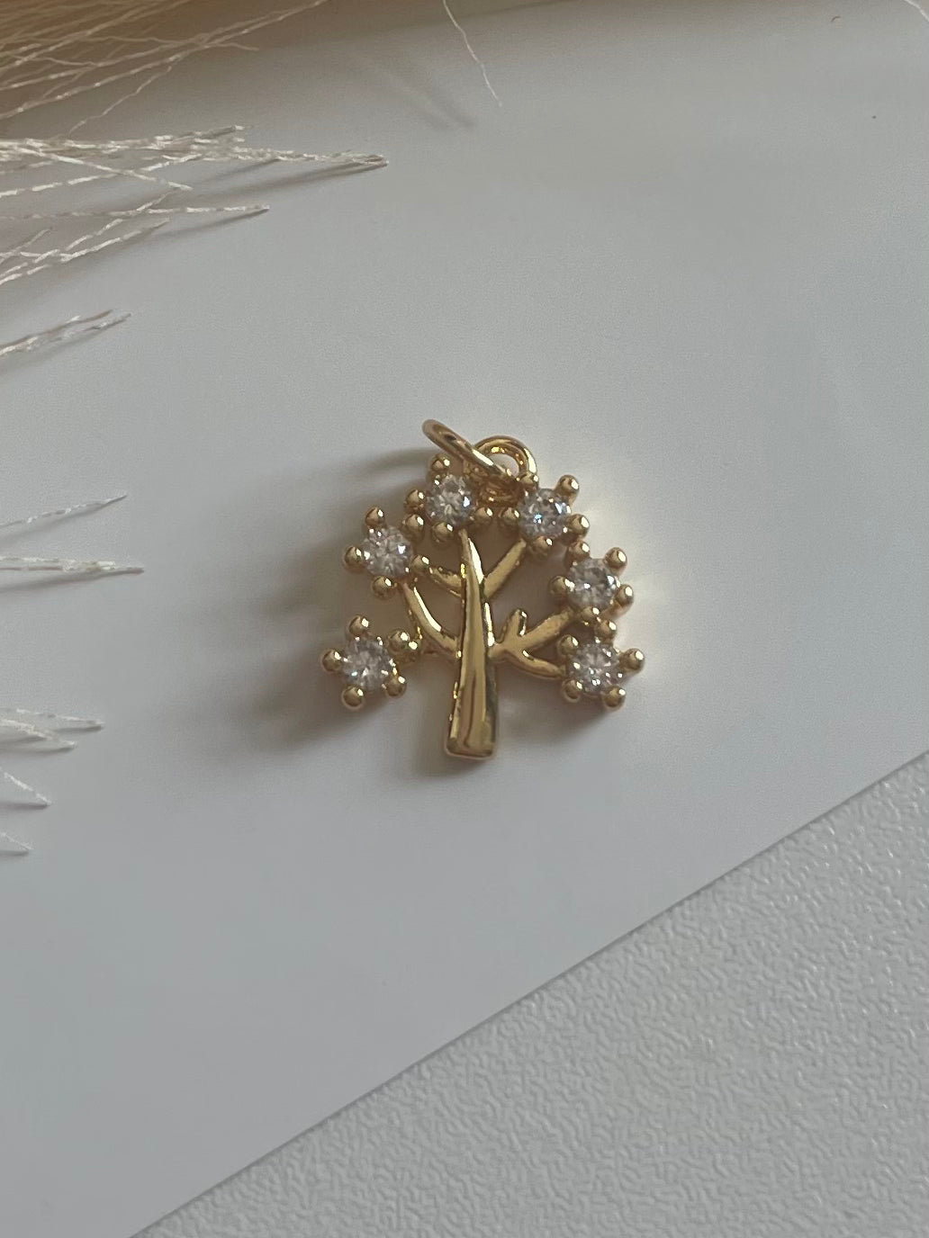 Tree of Life zircon charm