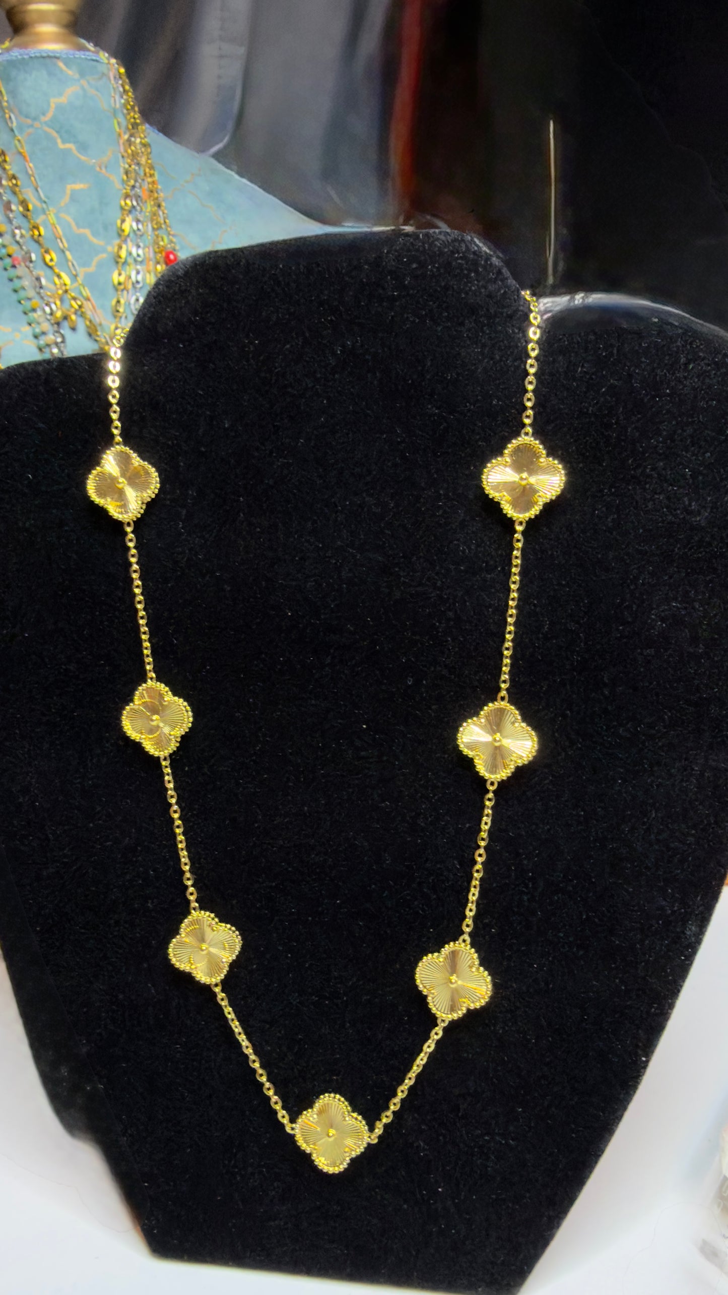 Gold Clover Necklace