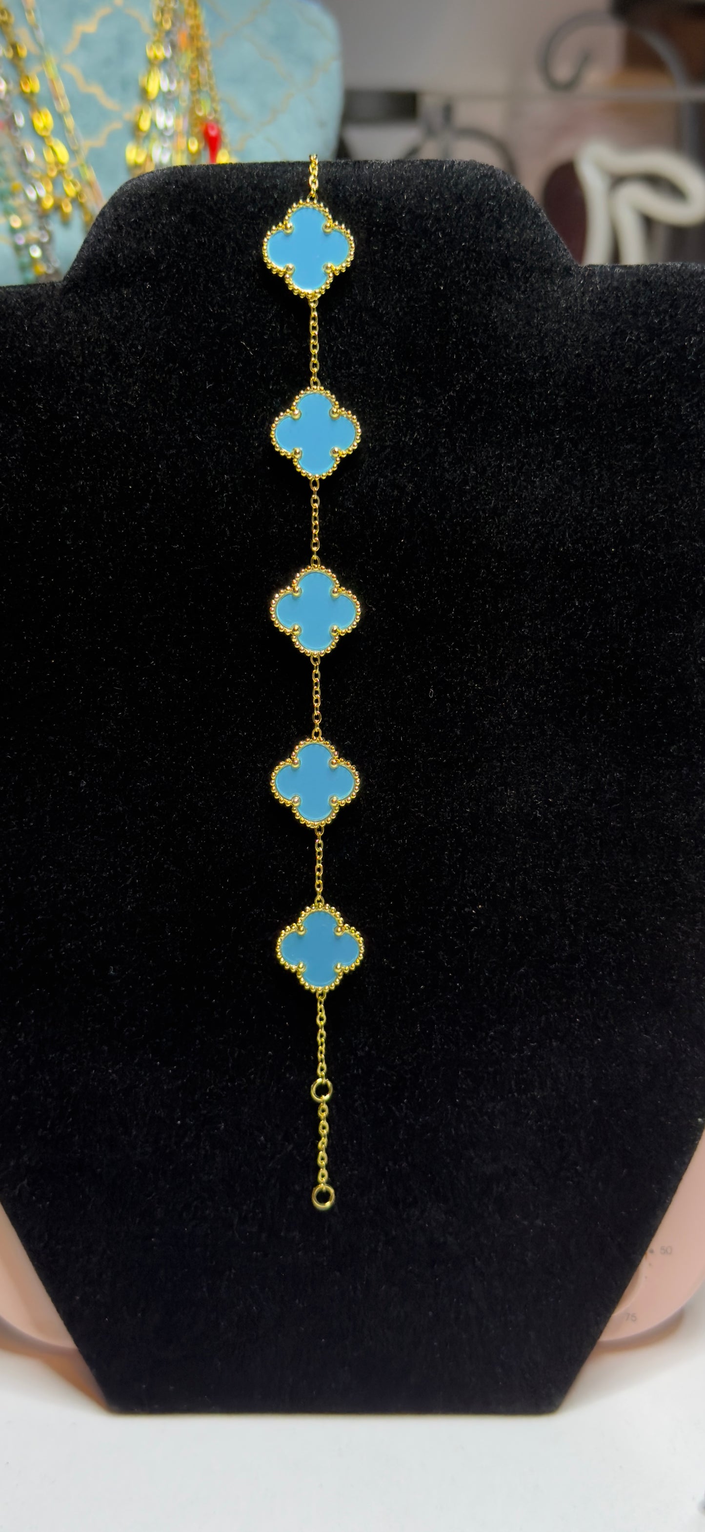 Clover Bracelet Blue