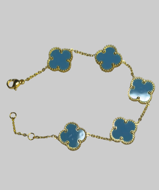 Clover Bracelet Blue