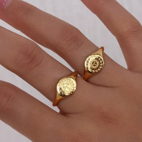 Boho Sun & Goddess Rings