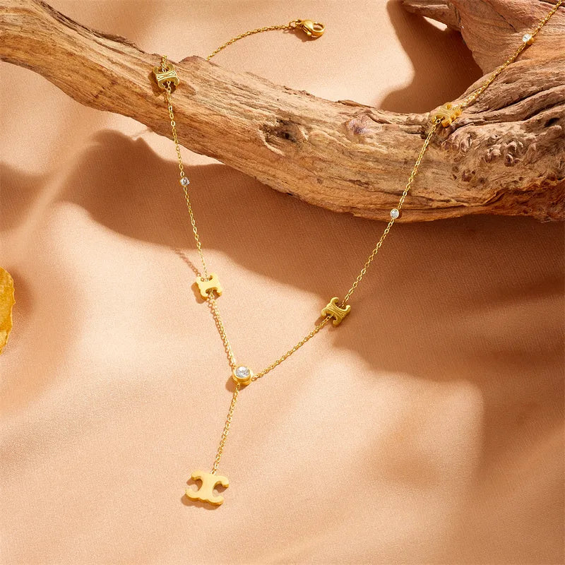 Selina lariat necklace