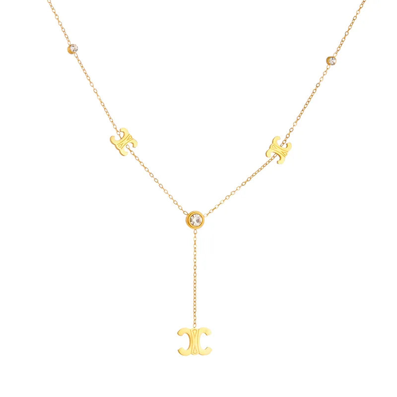 Selina lariat necklace