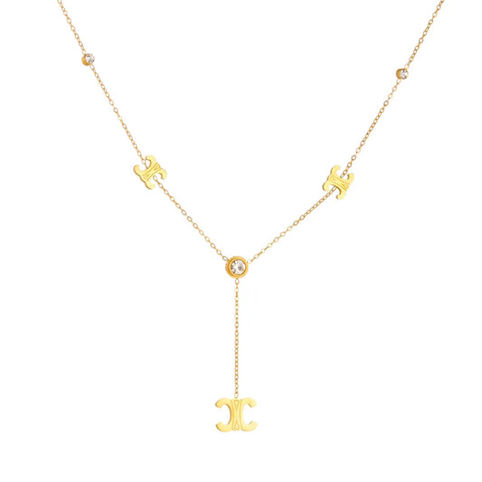 Selina lariat necklace