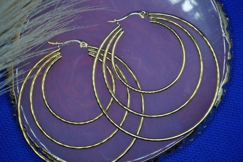 Triple Circle Hoops